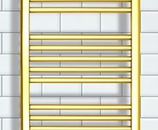 Tara brushed brass towel warmer 1200x500