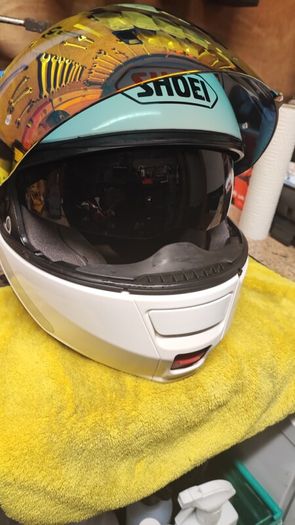 shoei Neotec with Sena