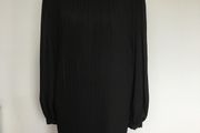 Asos black pleated dress