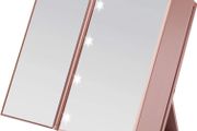Lighted Trifold Mirror for Beauty Makeup Travel Mirror Compact (FREE POSTAGE)