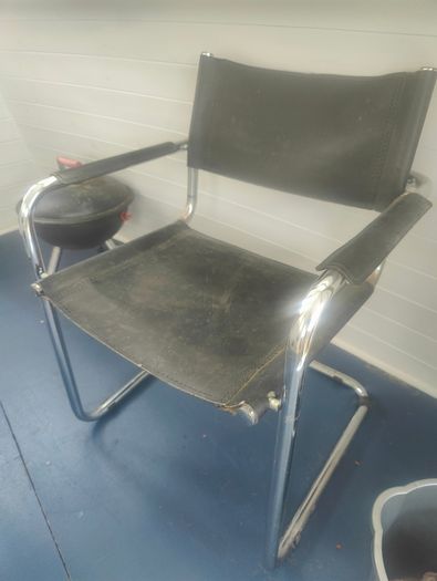 Mid century cantilever chairs