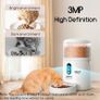 Automatic Cat Feeder with Camera, 3MP HD Video with Night Vision, 5G/2.4G WiFi Cat Feeder with APP Control, 2-Way Audio, Low Food Sensor, Motion Alerts for Cats and Dogs Image 2