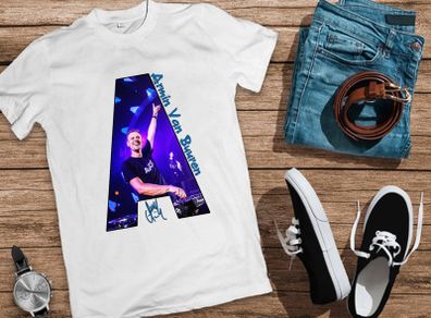 Armin Van Buuren t-shirt with autograph signature asot t-shirt