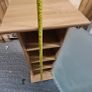 Stylish Tall Cabinet / Shelving Unit with Frosted Glass Door Image 5