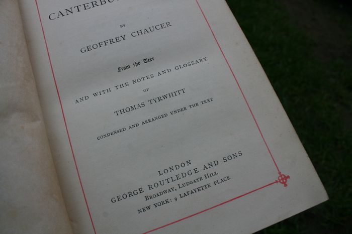 Canterbury Tales by Geoffrey Chaucer
