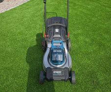 cordless  lawnmower