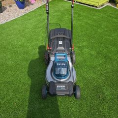 cordless  lawnmower