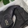 OYVE Black Leather Western Style Stars Boots Sz 40 (Fit 7 - 7.5UK) Image 2