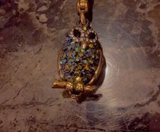 Juicy Couture pave owl charm