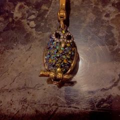 Juicy Couture pave owl charm