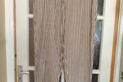 Striped Elasticated Waist Trousers Fits UK 12 to14 Wardrobe Clear out