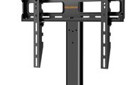 Universal Swivel TV Stand - Table Top TV Stand for 32-60 inch LCD LED TVs - Height Adjustable TV Base Stand with Tempered Glass Base &amp; Wire Management, Holds 40 KG &amp; Max.VESA 400x400mm