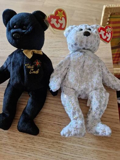 Beanie Babies The Beginning and The End bears