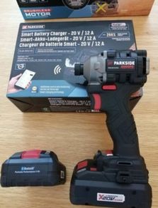 Parkside Performance X20V Cordless Brushless Impact Driver 226NM 1/4 Hex Bit Holder.