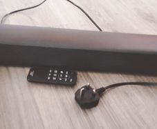 LG sound bar with remote
