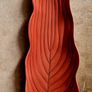 Mid-century carlton ware rust pinstripe leaf Image 3
