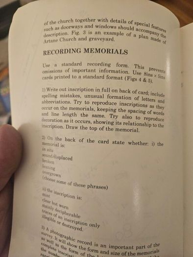 Recording the Past from Ancient Churchyards and Other Sources, published in Dublin in 1987 by Wordwell Ltd. Booklet in good condition.  See photos for same.