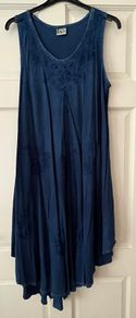 Soft Denim Swing Style Dress