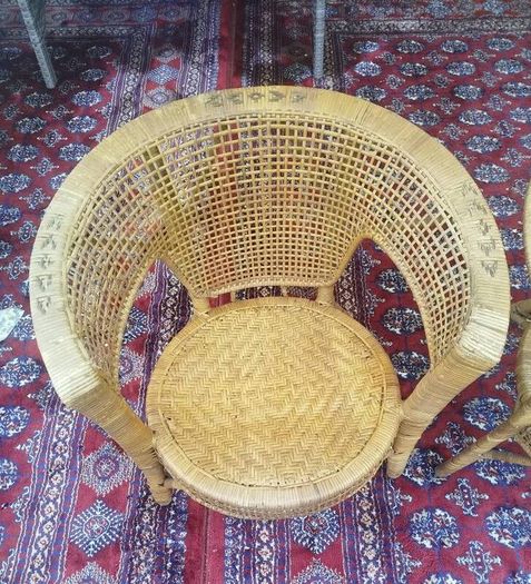 Vintage Ratan Tub Chairs