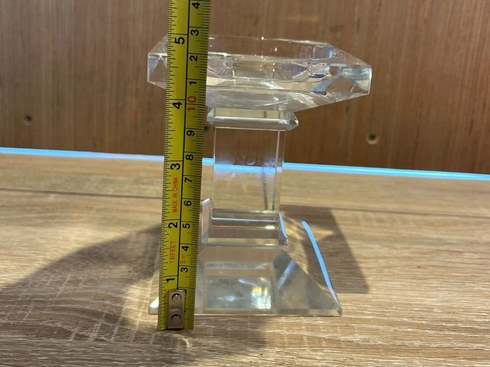 Glass Pillar Candle Holder