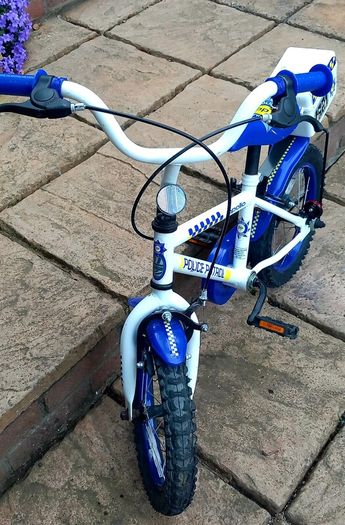 kids 14in police bike