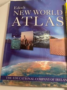 Blue Edco New World Atlas