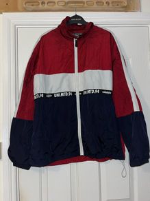 Red, White and Navy Windbreaker size medium