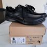 42.5 (8.5) NEW Clarks Leather School Shoes Wide (G) Image 2