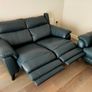 Set of two Electric Leather Recliner Sofas Image 5