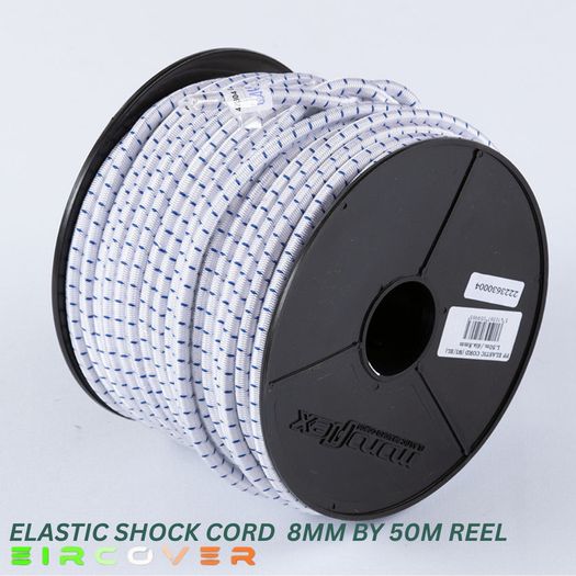 Elastic bungee rope 6mm / 20m - Black