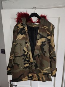 K zell camouflage coat