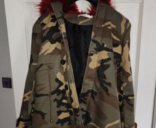 K zell camouflage coat