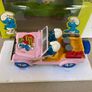 Smurf Jeep 1/24 by Burago Rare Pink version Image 2