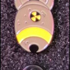 Fallout, pin back badge.