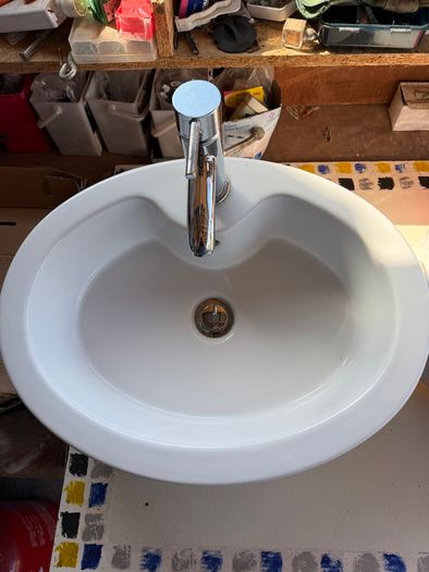 Two sinks with taps