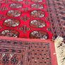 Beautiful Vintage Bokhara Hand Knotted Pakistani Rug Image 3
