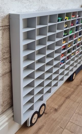 Cabinet Display Shelf Truck Kids Storage Collectibles