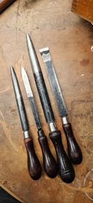 4 Moore and Wright bearing scrapers