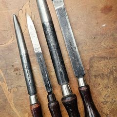 4 Moore and Wright bearing scrapers