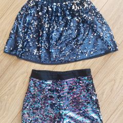 Girls skirt and shorts with sequins