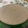 Vintage Appolia French Ceramic Sunflower Baking Form in Provincial Green Image 8