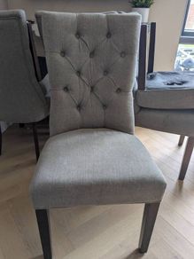 Santino Light Grey Dining Chair  X 6