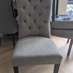Santino Light Grey Dining Chair  X 6