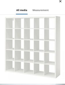 KALLAX Shelving unit, white, 182x182 cm