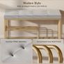 Velvet Bench and Shoe Storage Image 5