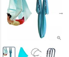 Wellsem yoga swing and wall hangings