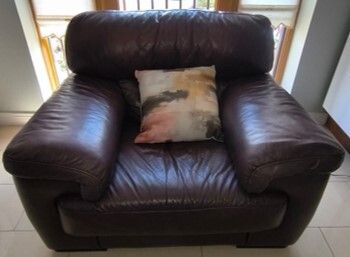 Leather armchair free to take