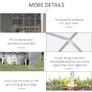 6 x 3 m Party Tent Gazebo Marquee Outdoor Patio Canopy Shelter with Windows and Side Panels White Image 4