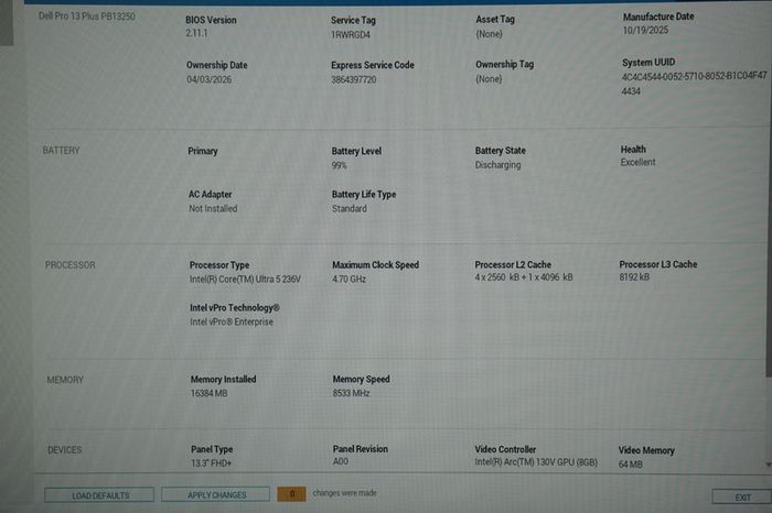 New Dell Pro 13 Plus PB13250 | Ultra 5 236V (Lunar Lake) | 16GB MoP| 5G Ready | ProSupport 2030