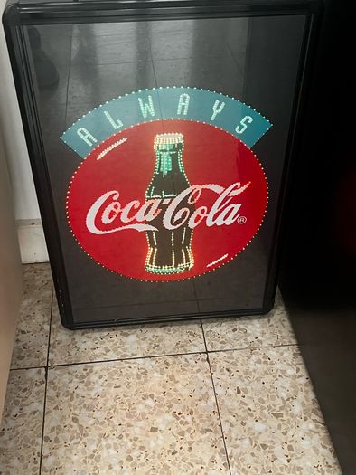 Coca Cola Fibre Optic Light Box